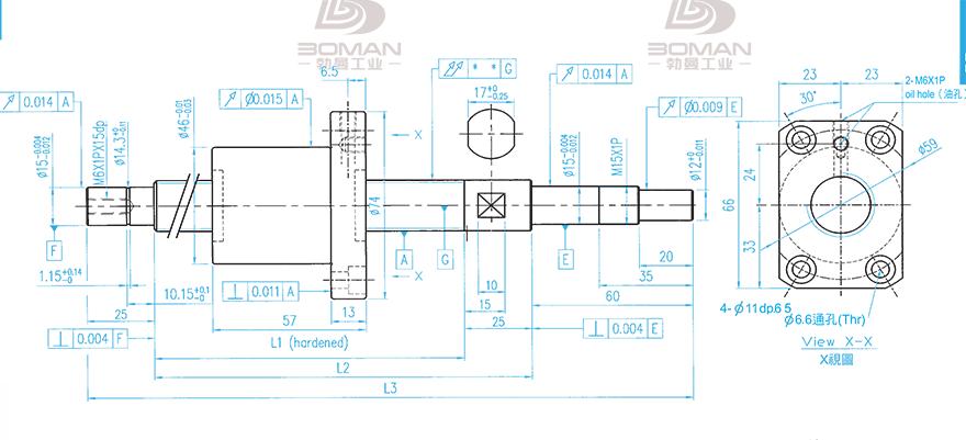 TBI XSVR02010B1DGC5-999-P1 TBI滚珠丝杠3D模型库下载