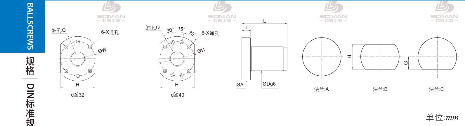 PMI FSDU1516L-2P pmi丝杆螺母怎么安装