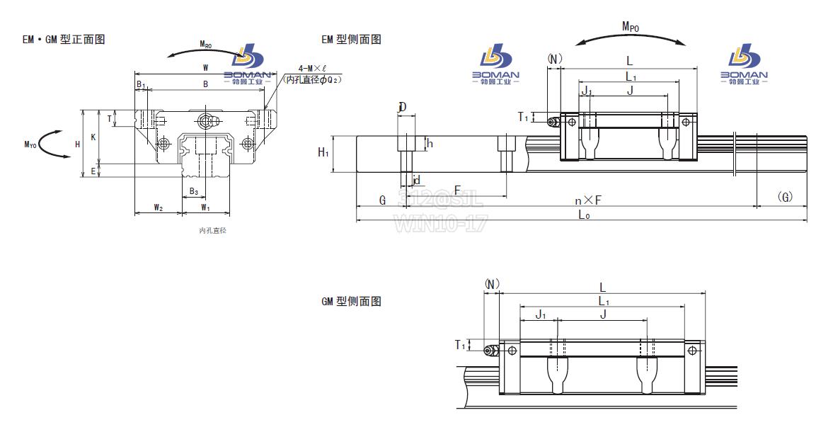 LH35EM-LH直线导轨