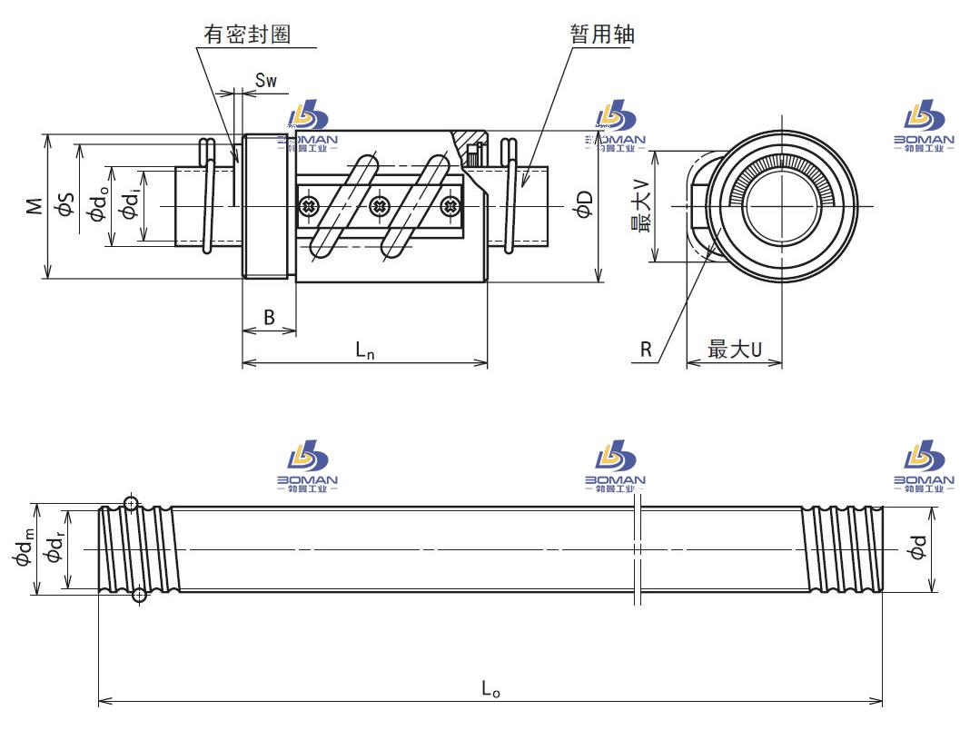 RNCT3610A5S-RNCT滚珠丝杠