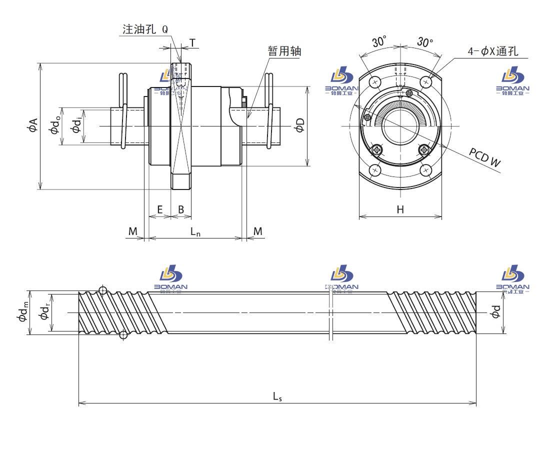 RNFCL2020A6-RNFCL轧制丝杠