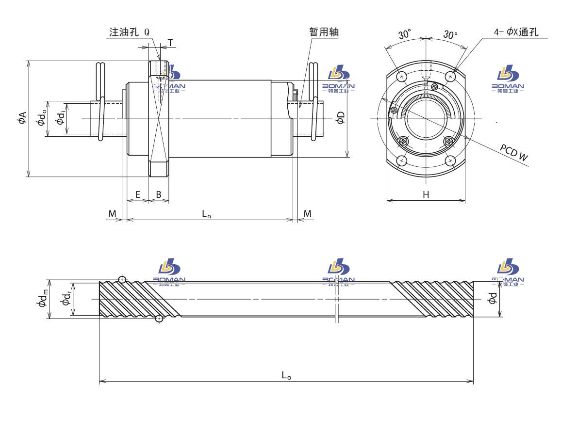 RNFCL4080A3-RNFCL滚珠丝杠现货