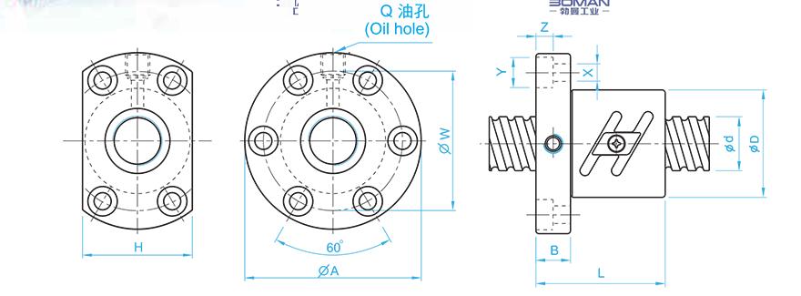 TBI SFT02505-5 tbi轧制丝杠